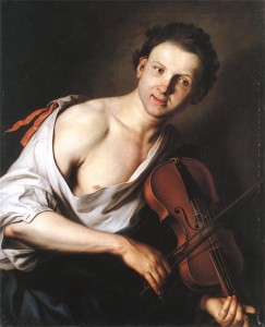 Ян Купецкий Юноша со скрипкой 